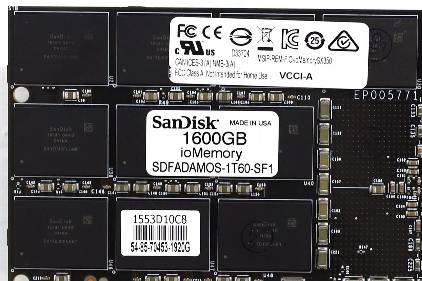 【Sandisk】Fusion ioScale 1.3TB PCIe SSD