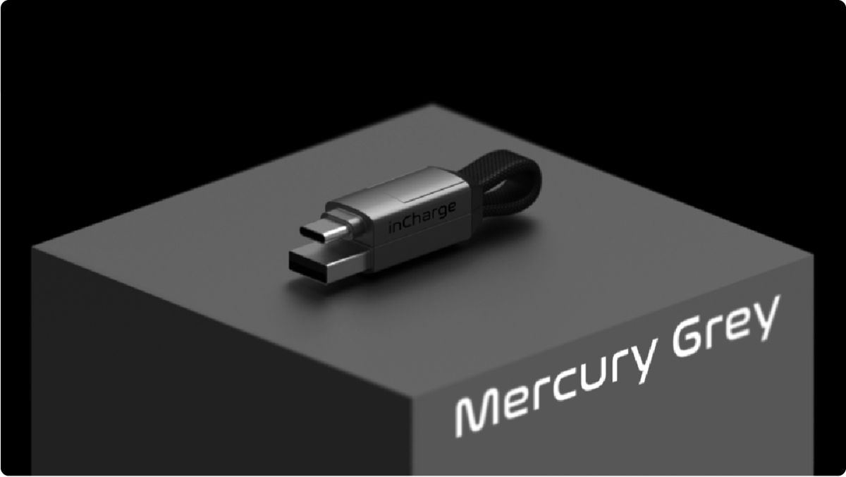 【inCharge】X PD100W六合一鑰匙圈快充傳輸線隨身版