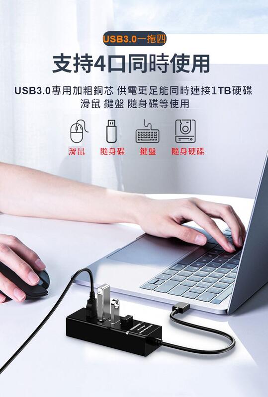 USB3.0 一分四 HUB 集線器
