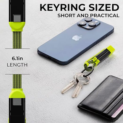 【inCharge】X PD100W六合一鑰匙圈快充傳輸線隨身版