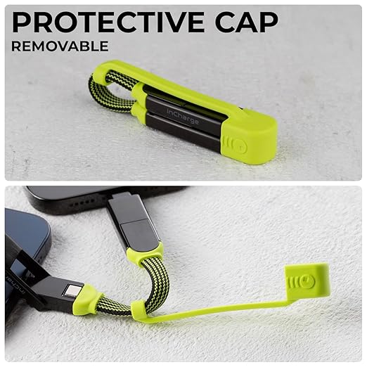 【inCharge】X PD100W六合一鑰匙圈快充傳輸線隨身版