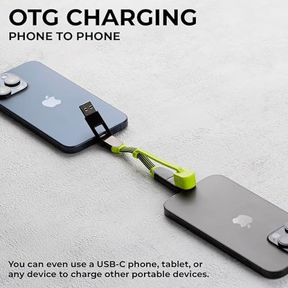 【inCharge】X PD100W六合一鑰匙圈快充傳輸線隨身版