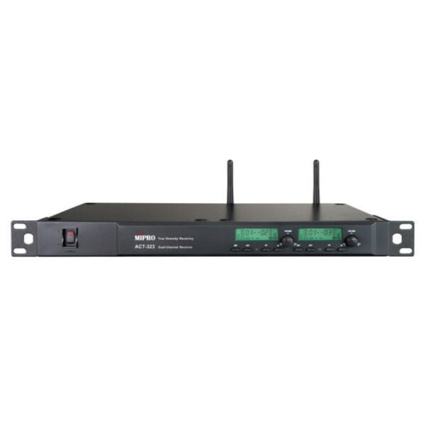 【MIPRO】ACT-323雙頻道接收機 含2支麥克風