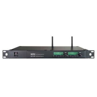 【MIPRO】ACT-323雙頻道接收機 含2支麥克風