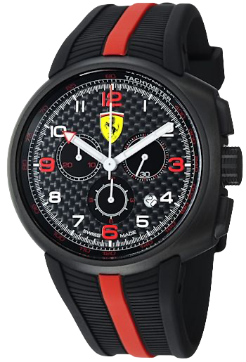 【Ferrari】F1 Fast Lap Watch 盒裝全新未拆(FE10IPBCGFC/瑞士製)