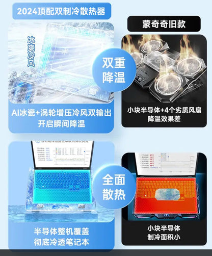 【monqiqi】製冷晶片筆電散熱支架