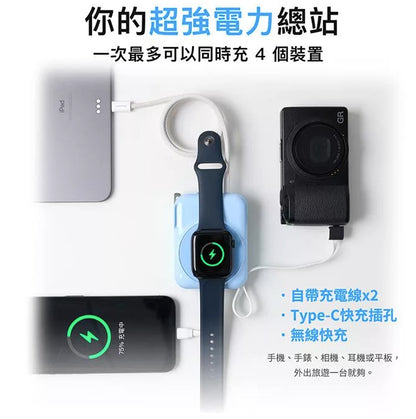 【PhotoFast】AllDay充 Qi2 多功能行動電源10000mAh