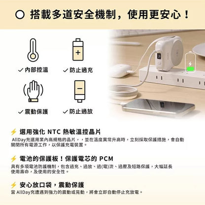 【PhotoFast】AllDay充 Qi2 多功能行動電源10000mAh