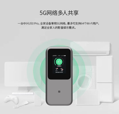 【ZTE】5G隨身WiFi6 Pro Max (MU5120)