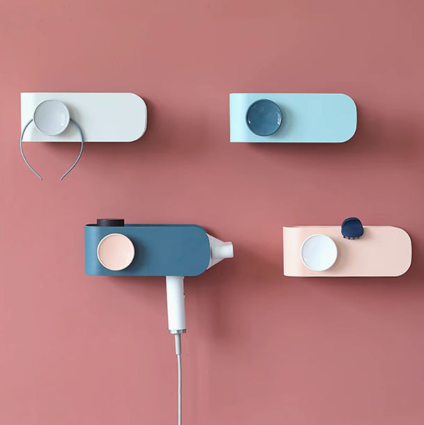 【ShowSee小適】北歐風多功能吹風機架 (免鑽牆)