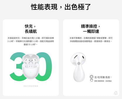 【HUAWEI華為】FreeBuds 5 無線藍牙耳機