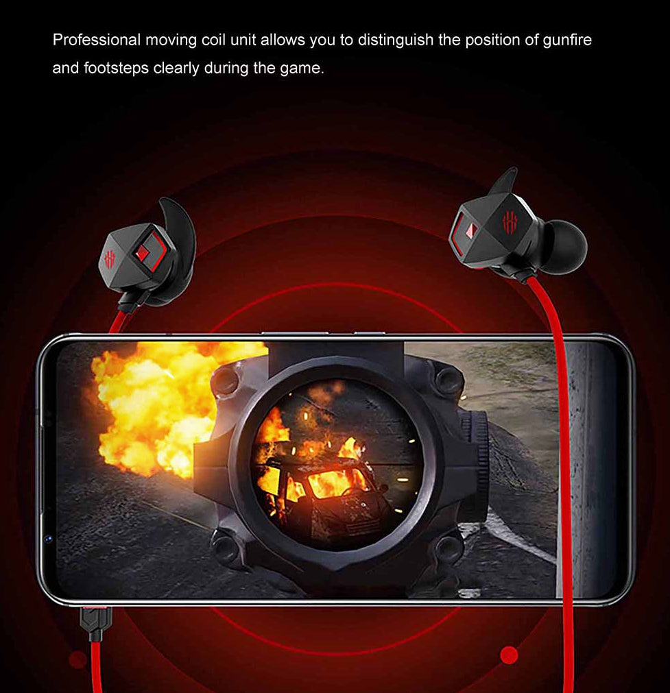 【RedMagic紅魔】有線電競耳機(WH4001)