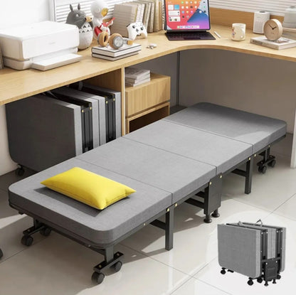 【ZAIKU】四折單人折疊床 (辦公室午睡神器)
