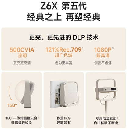 【XGIMI極米】智慧投影機 Z6X 第5代 (可裝Youtube、netflix)