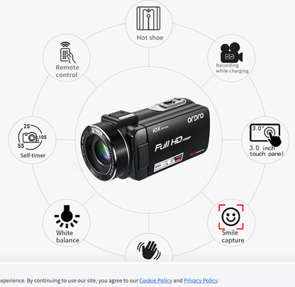 【OrDro歐達】HDV-Z82 數位攝影機