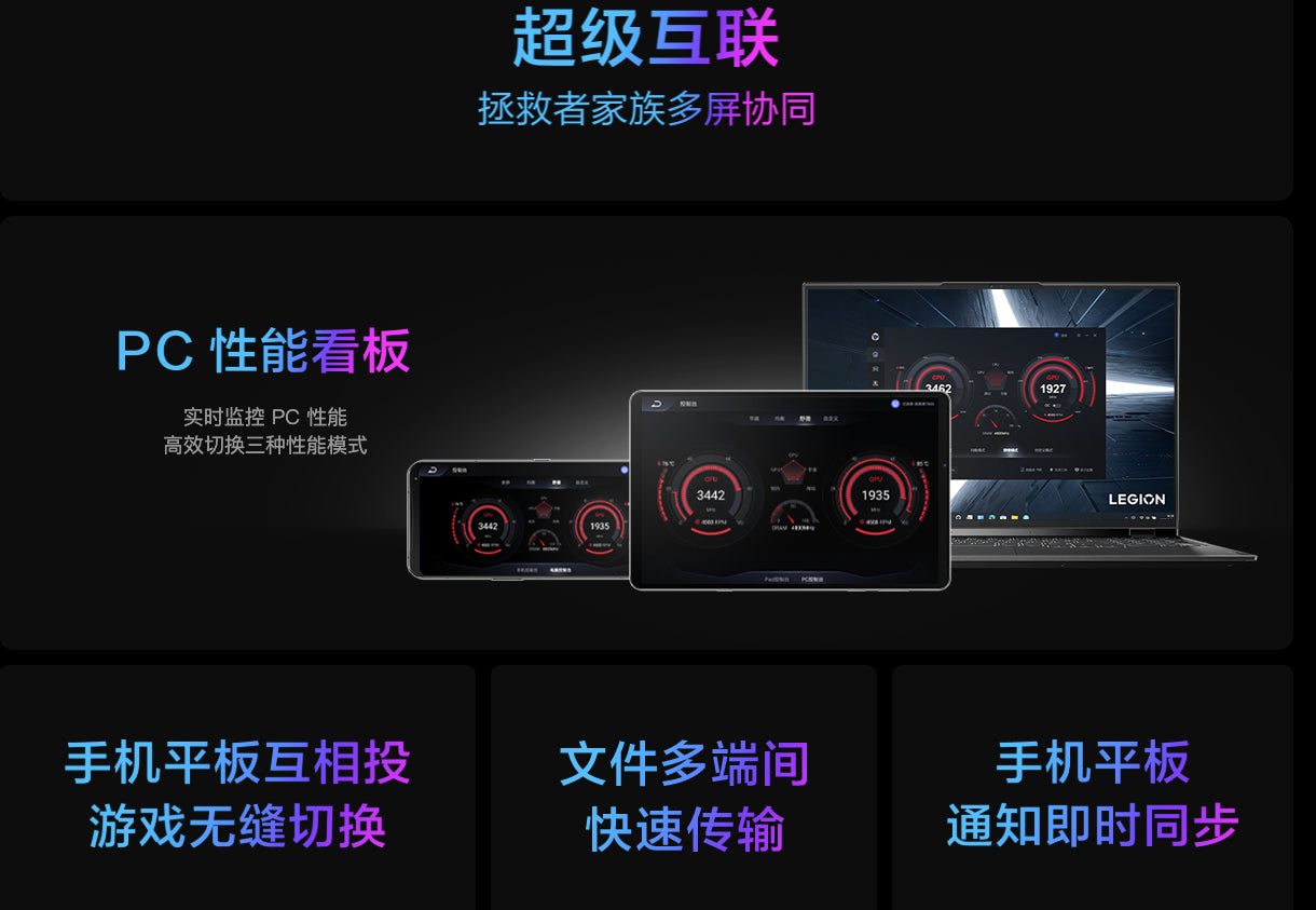 【Lenovo聯想】拯救者 Y700 電競平板 (2.5k 120Hz 100%DCI-P3 8.8寸)