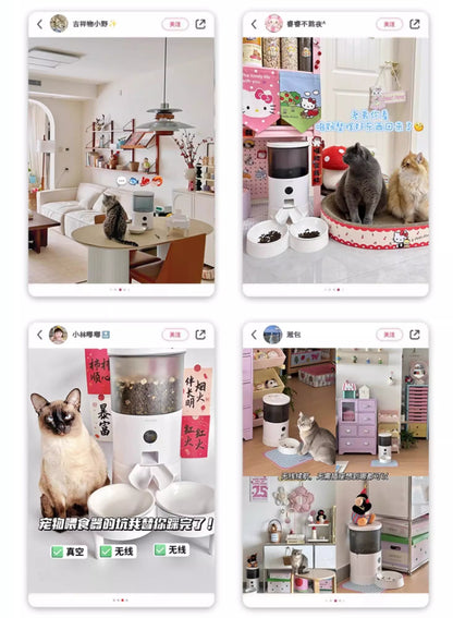 【喵享家】真空智能餵食器