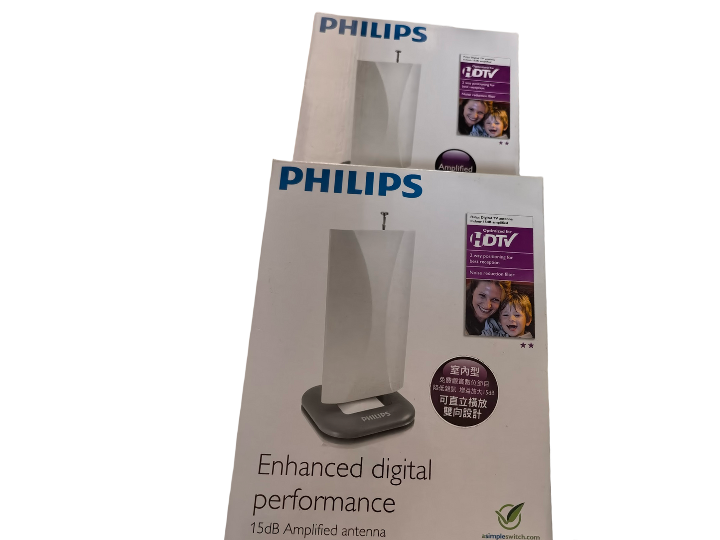 【PHILIPS】室內主動式數位天線SDV5122T/27