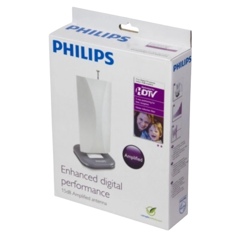 【PHILIPS】室內主動式數位天線SDV5122T/27