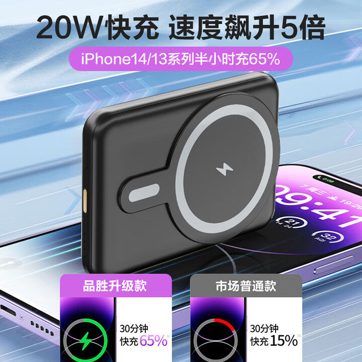 【PISEN品勝】Magsafe 無線磁吸行動電源(10000mAh)